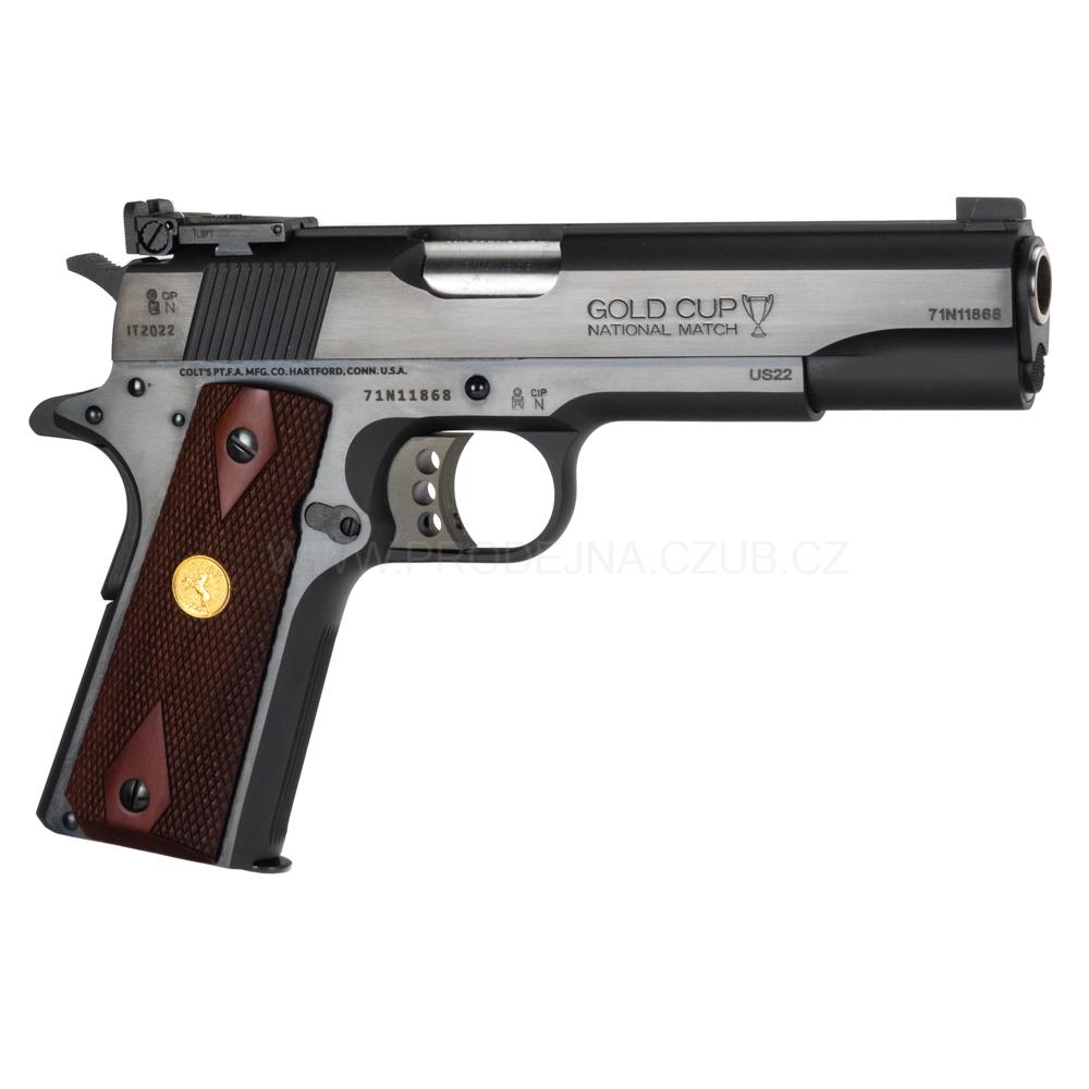 Pistole COLT Gold Cup National Match Blued 5" ráže .45 ACP