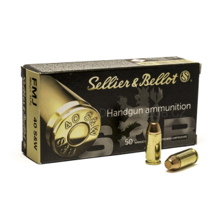 Náboje Sellier & Bellot .40S&W FMJ 11,7g