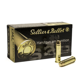 Náboje Sellier & Bellot 357 MAGNUM FMJ 10,25g