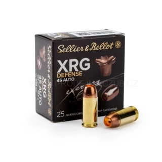 Náboje Sellier & Bellot 45 AUTO XRG Defense 10.7g