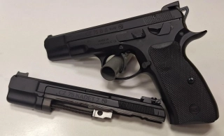 CZ 75 B Ω 9x19 a adaptér KADET 2 .22lr